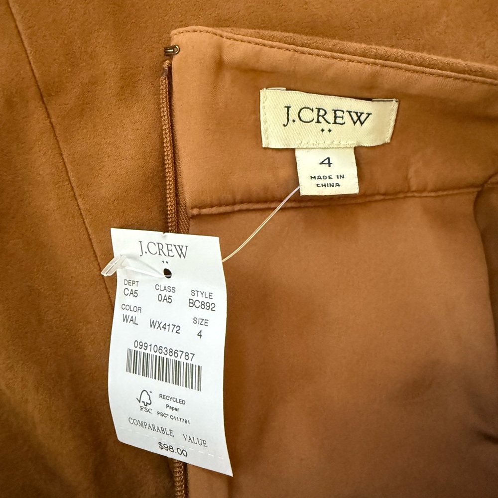 J. Crew Faux-Suede Mini Skirt - Picture 3 of 5